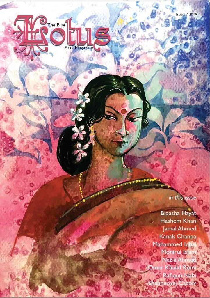 Coverage in The Blue Lotus: Online Art magazine of Malaysia featuring my work & one of my paintings as cover photo